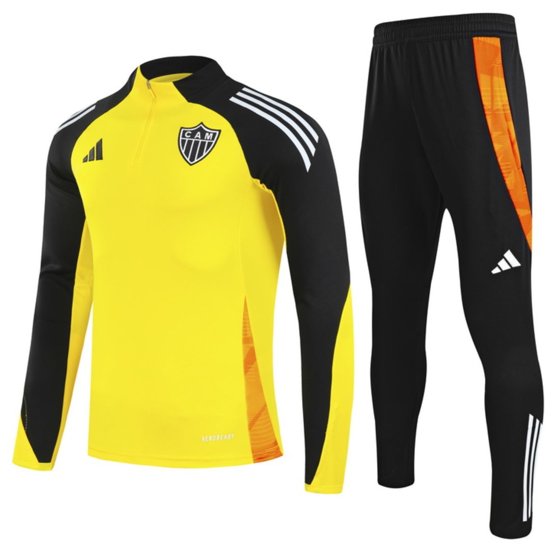 Conjunto Agasalho Treino Atlético Mineiro 25/26 - Amarelo
