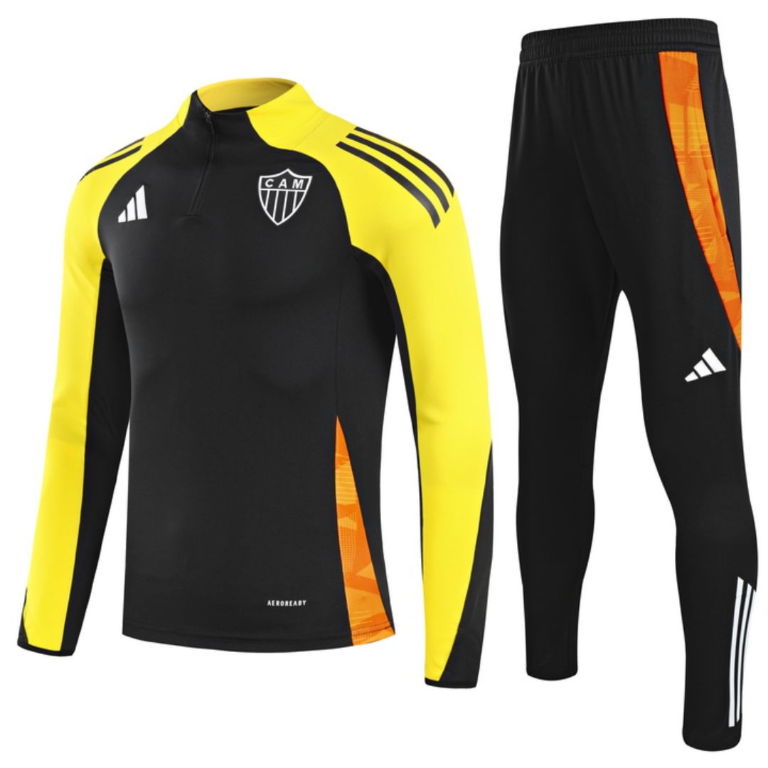 Conjunto Agasalho Treino Atlético Mineiro 25/26 - Preto